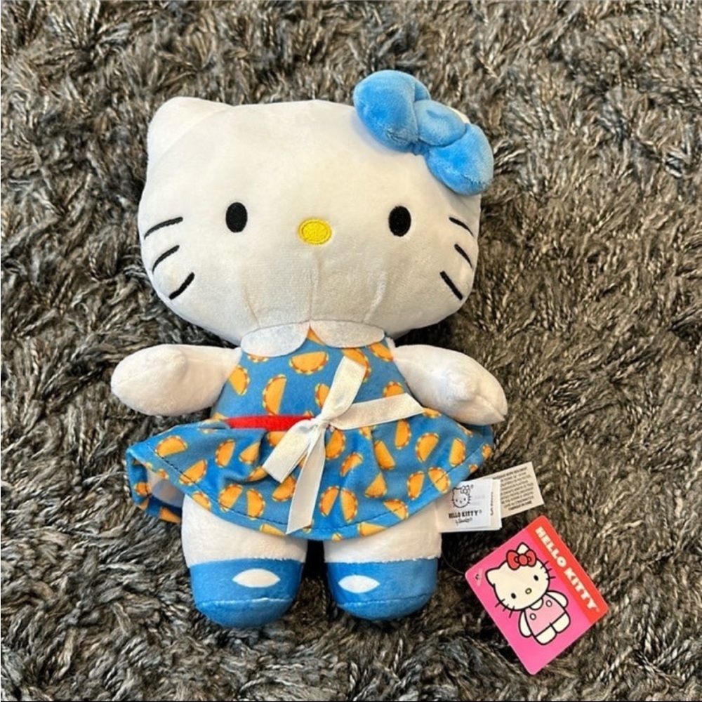 SANRIO HELLO KITTY FIESTA COLLECTION TACO DRESS NWT 10.5" PLUSH DOLL